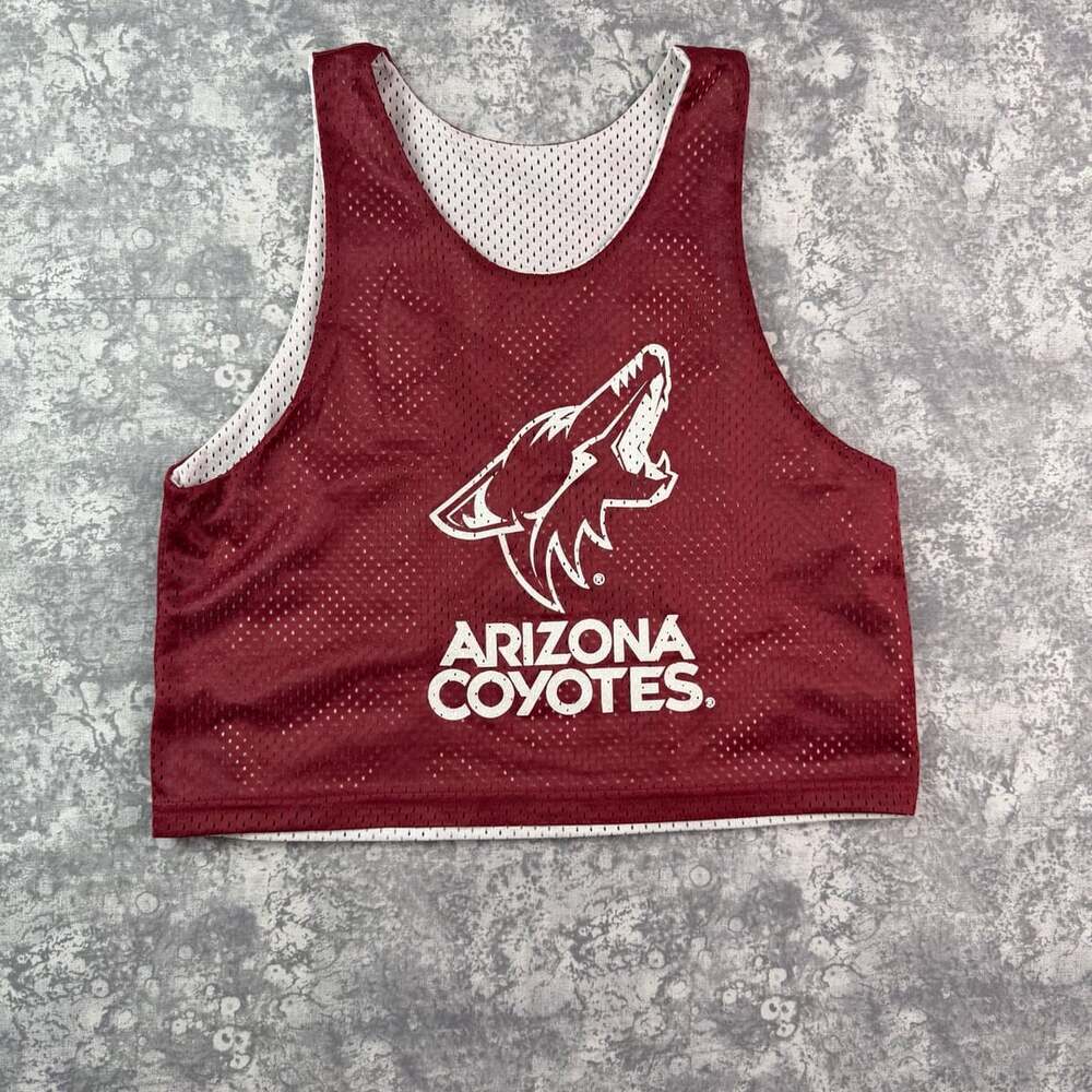 A4 Arizona Coyotes Reversible Practice Jersey Youth M Red White